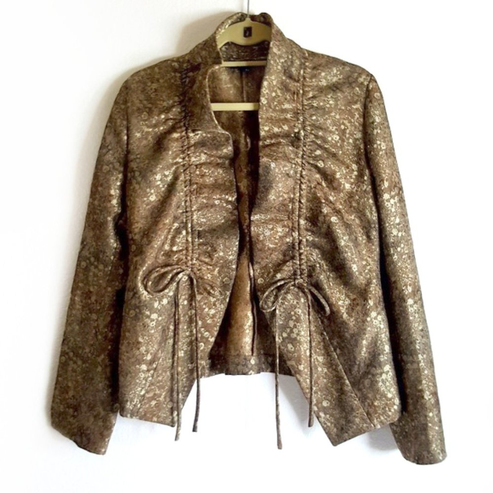ADOLFO DOMINGUEZ Gold Jacket, EUC